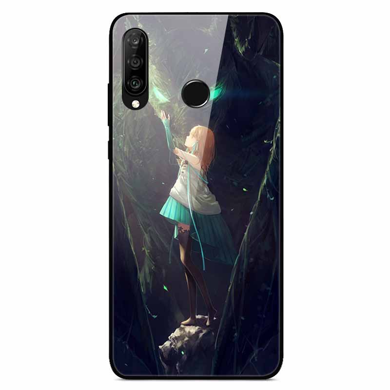 Для чехлов Huawei P30 Lite P30Pro P20pro P20Lite Роскошные закаленные стеклянные жесткие задние чехлы для Huawei P20 Pro P30Pro Fundas Capa P20