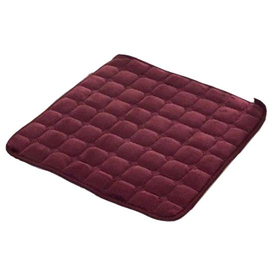 Chair Seat Mat Comfortable Plush Square Seat Pad Non-Slip Sofa Chair Cushion for Home Office Outdoors