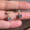 Серьги-подвески Huitan Shiny Cubic Zirconia для женщин, привлекательные подвески, свадебные украшения, модные изысканные аксессуары