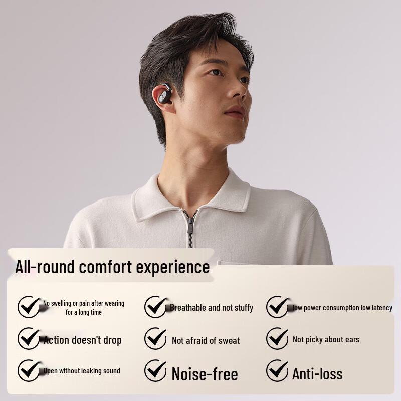 Edifier Беспроводные Bluetooth-наушники FitFree Open-Ear для спорта