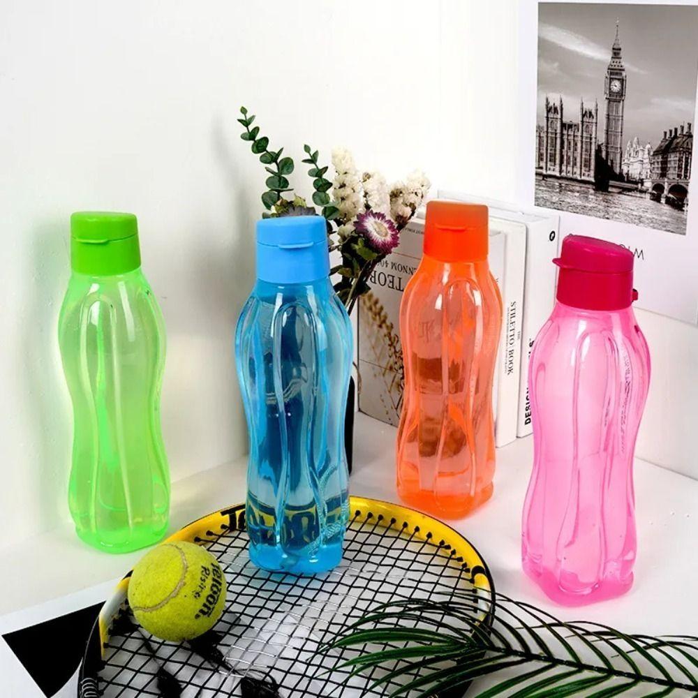 Large Capacity Sports Water Cup Solid Color Water Kettle Durable Plastic Water Bottle Outdoor
