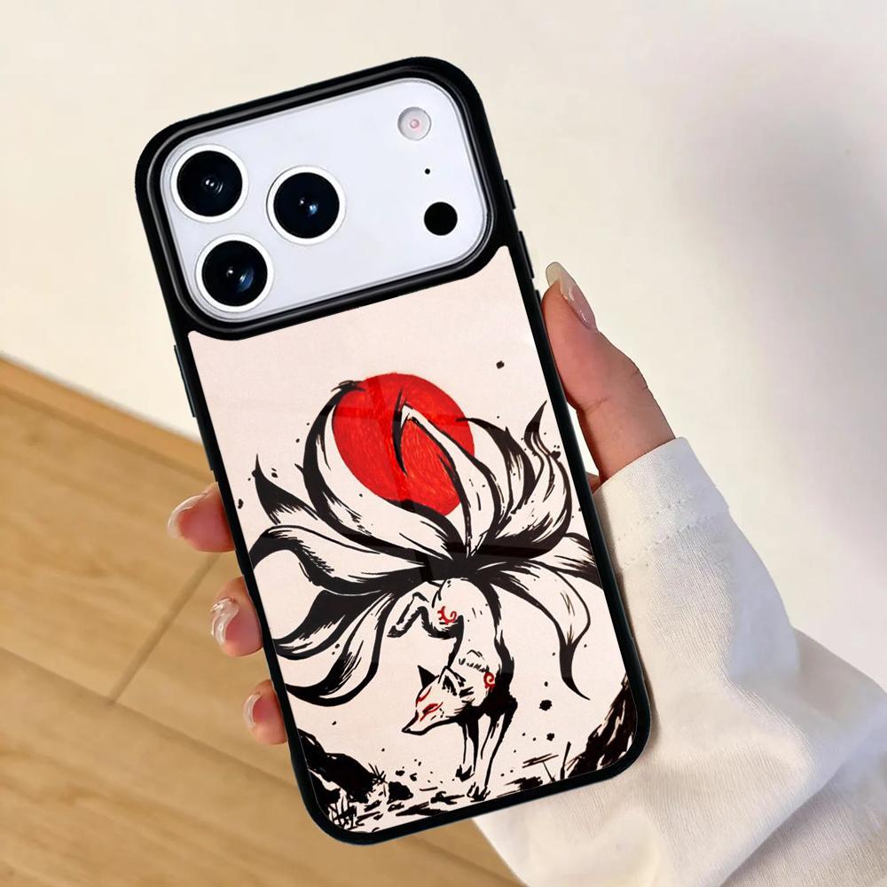 Anime Fox Mobile Phone Case for IPhone 17 AIR 16pro Max 15 14 13 12 11 Bumper Cover