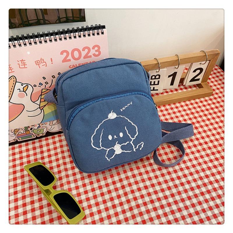 Японский стиль Харадзюку, мультяжная холщовая сумка, корейская минималистичная сумка через плечо для студентов