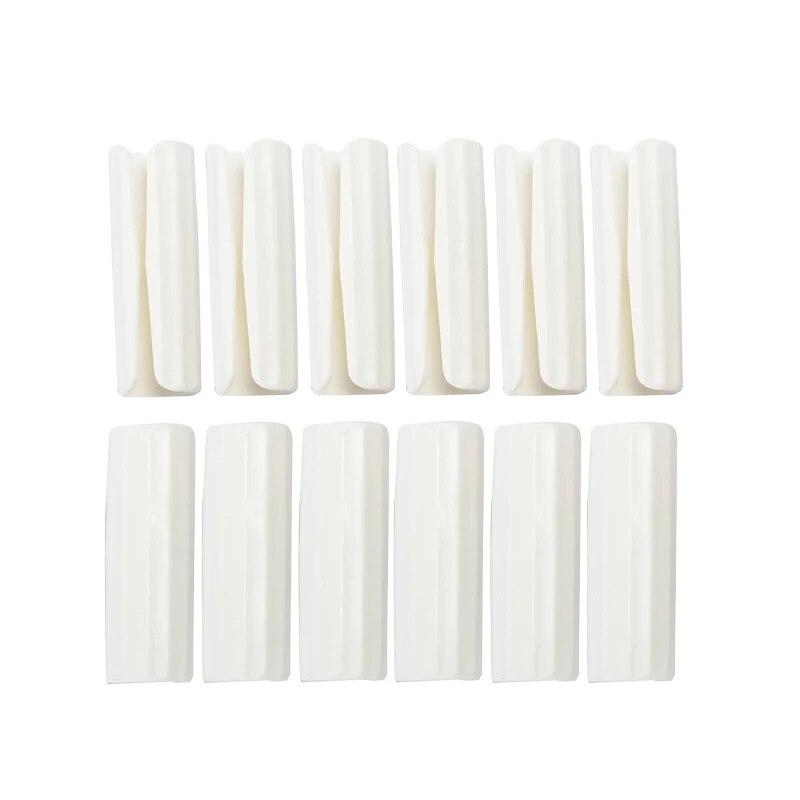 12PCS BedSheet Clips Plastic Slip-Resistant Clamp Quilt Bed Clipper Cover Grippers Fasteners Mattress Holder for Sheets Home