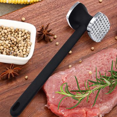 Молоток для размягчения мяса из нержавеющей стали, двухсторонний молоток, измельчитель сухожилий, инструмент для говядины, эффективный кухонный аксессуар