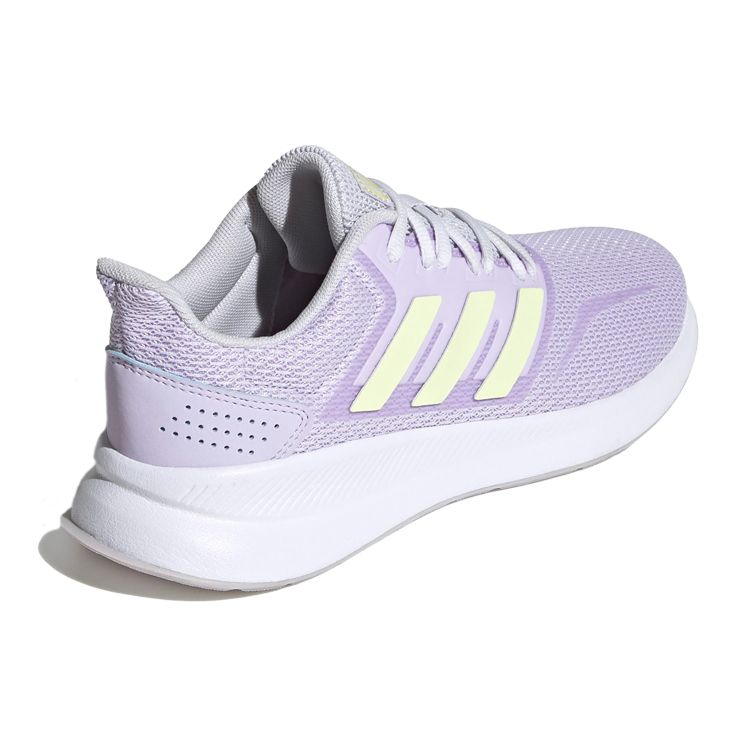 adidas Кроссовки женские Neo Runfalcon Series Retro Mesh Нескользящие Низкие Повседневные для бега Светло-фиолетовый Желтый EG8632