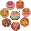 8-piece Cute Cartoon Popsicle Ice Cream DIY Diamond Painting Coaster Set 5D Full Diamond Round Diamond Art Coaster Set Handmade Crafts Home Decor Gift