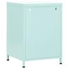 Nightstands 2 pcs Mint Green 35 x 35 x 51 cm Steel