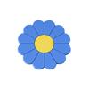 Flower Cup Holder Mat Heat-Resistant Silicone Cup Pad Round Daisy Car Storage Mat  Car Interior