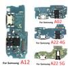 Для Samsung A73 5G A53 A21 A21S A02 A12 A22 A32 4G A33 5G A41 A70 M62 USB-зарядная док-станция, разъем, разъем, плата, гибкая