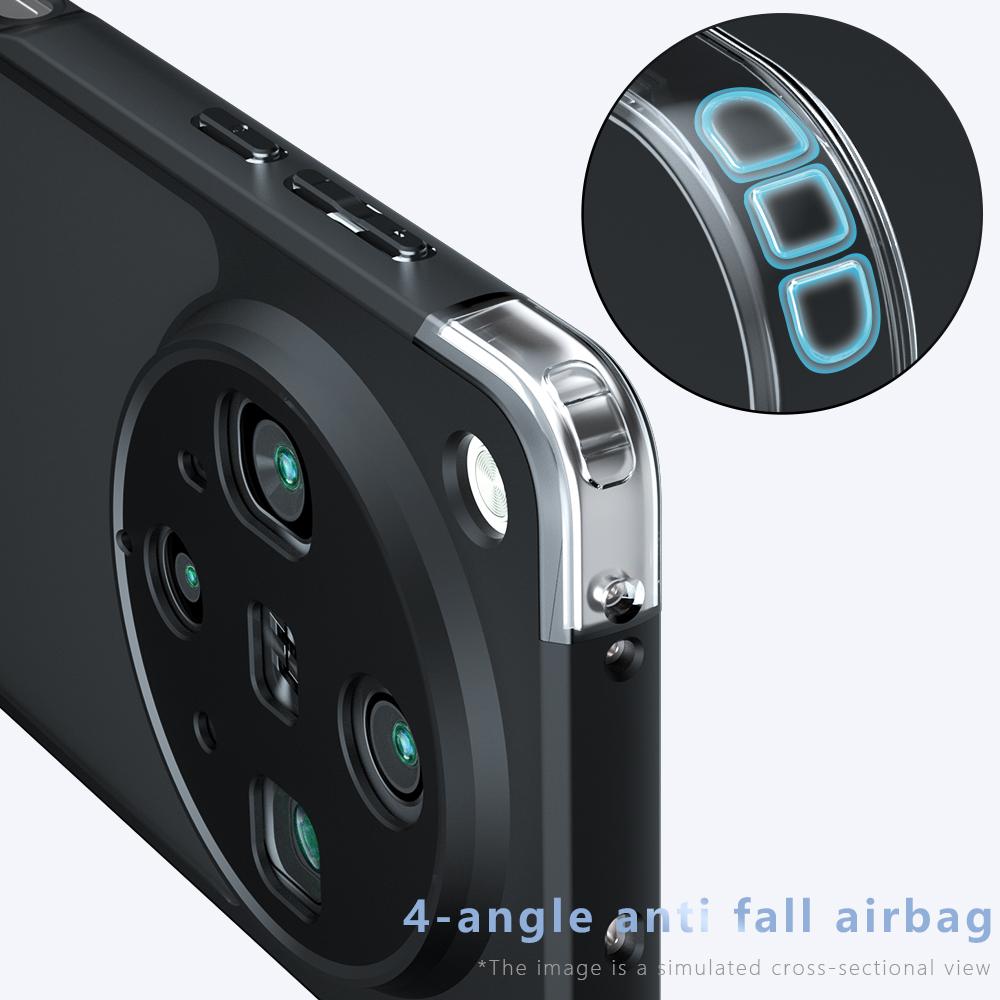 Для Oppo Find X8 Ultra 5G Чехол Противоударный ТПУ+ПК Матовая Задняя Крышка Телефона