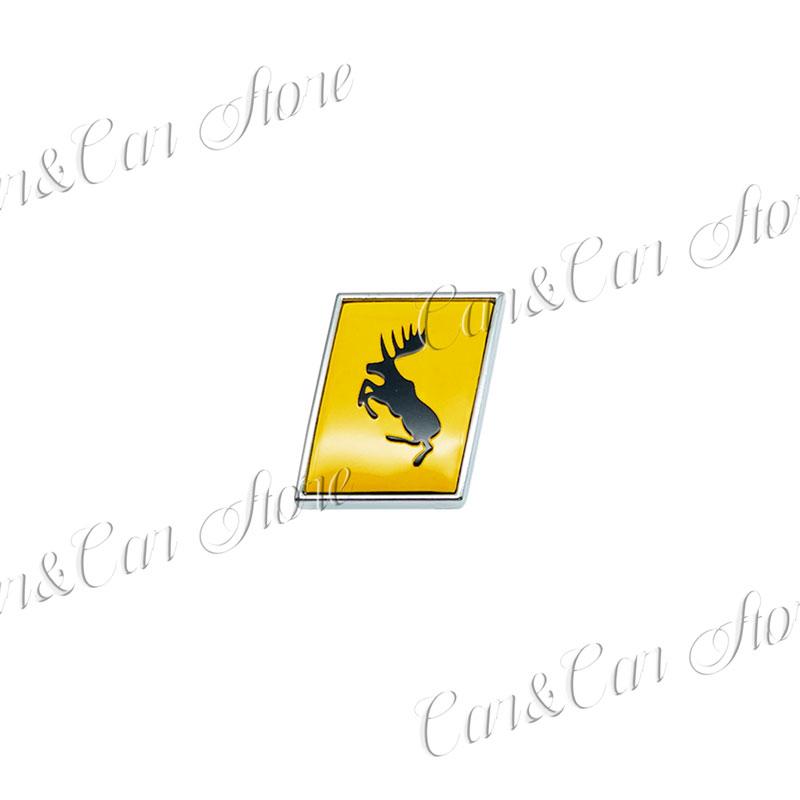 Auto 3D Metal Moose Test Deer Logo Swedish Flag R Design Badge Sticker For Volvo XC40 XC60 V40 C30 Rear Trunk Fender Side Decor