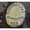 Los Angeles/LAPD Metal Badge, Pure Copper