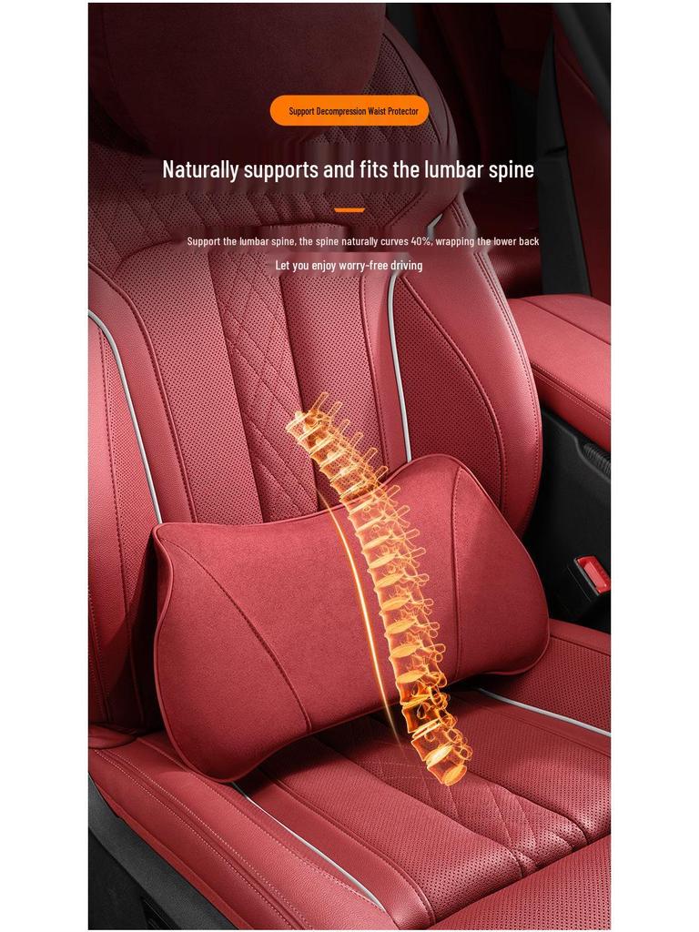 Комплект подушек для подголовника и поясничной поддержки BYD Seal 06 DMI/EV/GT для интерьера автомобиля.