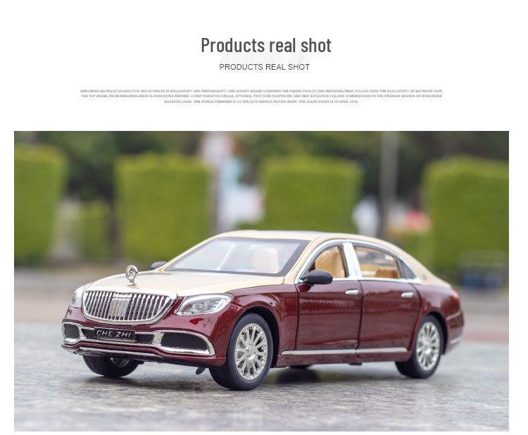 1:24 Mercedes-Benz Maybach S680 Alloy Model Car Ornament
