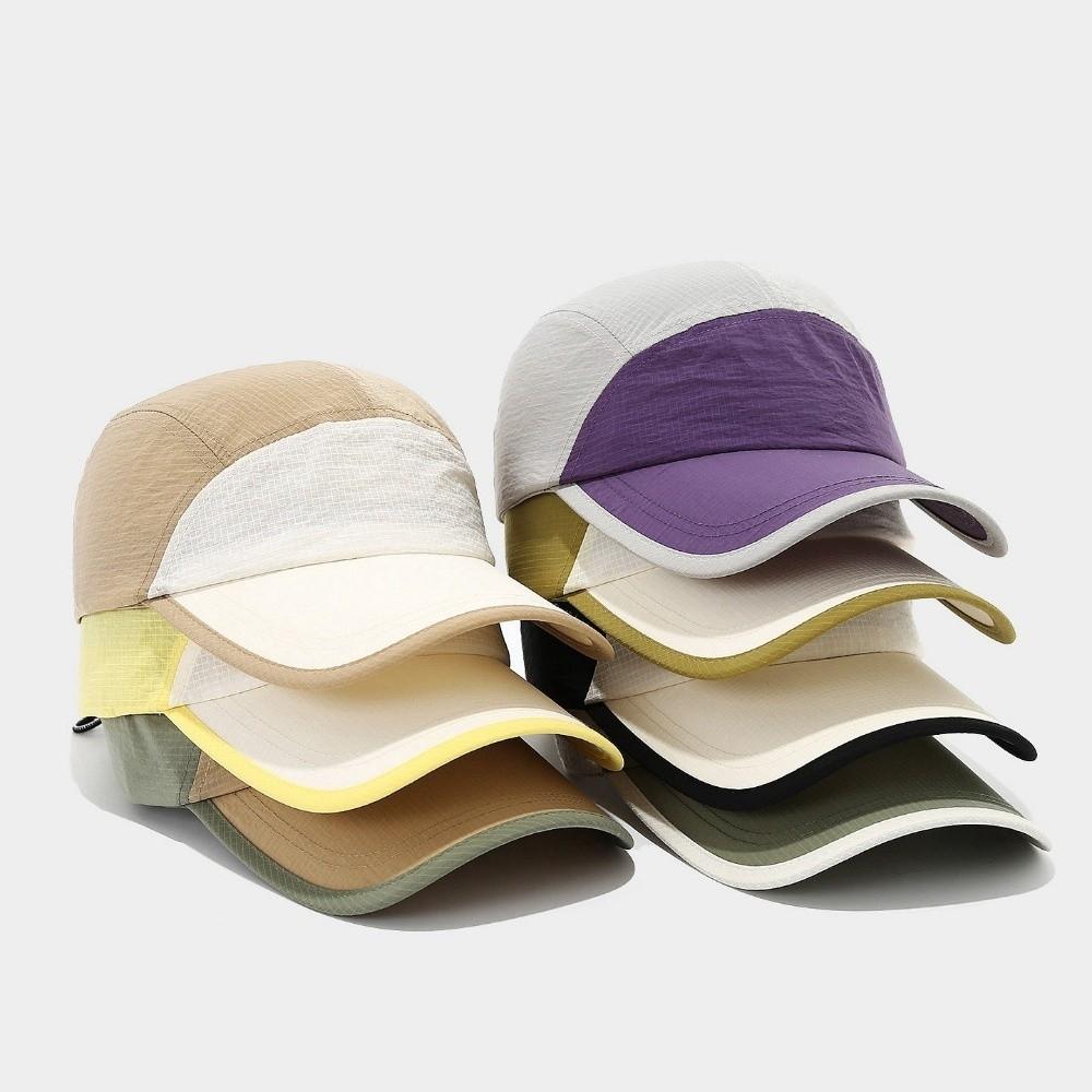Versatile Quick-Drying Running Hat UPF50+ Adjustable 5 Panel Hat Soft Top Breathable Duckbill Cap Unisex