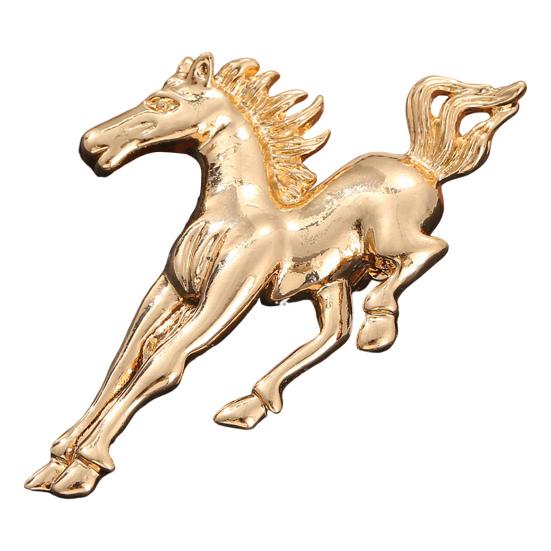 Ретро Брошь Лошадь Скачущая Лошадь Значок на Лацкан Декоративная Брошь-Булавка Лошадь Аксессуар для Одежды для Мужчин и Женщин Шляпы Сумки Шарфы