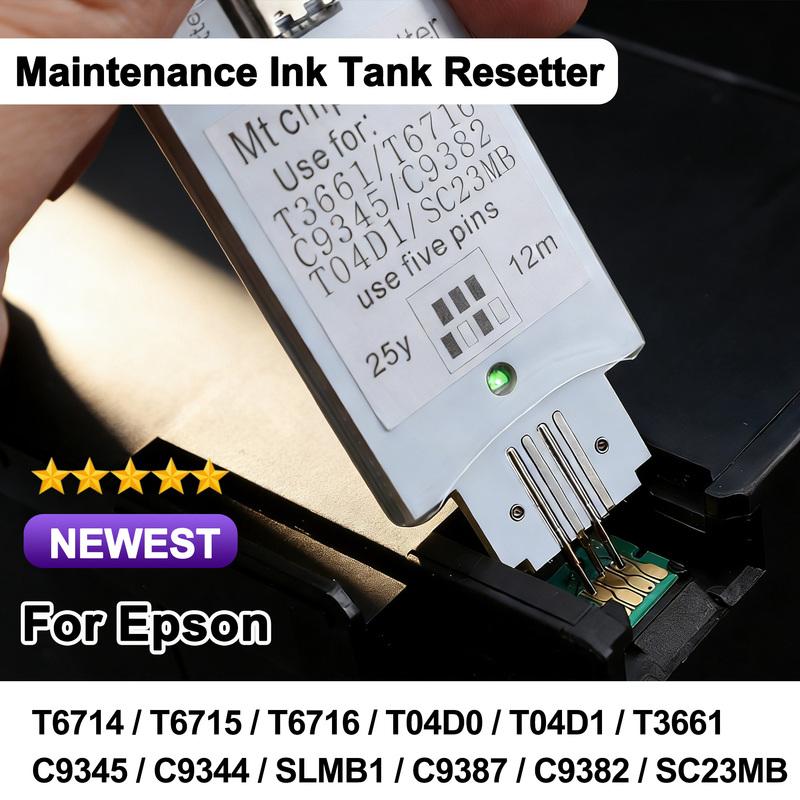Universal Chip Resetter For Epson T6715 T6716 T04D0 T04D1 T3661 C9345 C9344 SLMB1 C9387 C9382 SC23MB F170 Maintenance Tank Chips