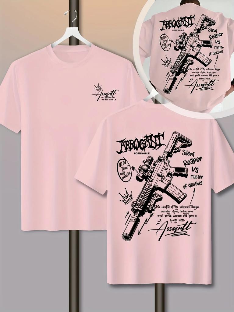 Unisexs Stylish Graphic Tshirt Simple Versatile Loosefit Trendy And Highquality