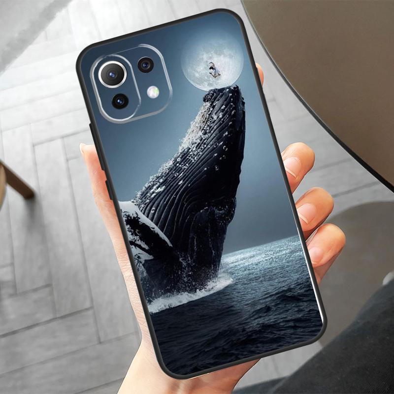 Чехол Кит Рыба Волна Море Для Xiaomi 14 15 17 Ultra 13T 14T 15T Pro POCO F8 Ultra F7 F5 F6 X3 X5 X6 X7 Pro