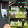 1/2/4 шт. Проводная камера видеонаблюдения 1080P, 2,4G/5G WiFi Домашняя камера видеонаблюдения с поворотом/наклоном 360°, Цветное ночное видение, Обнаружение движения, SD/Облачное хранилище