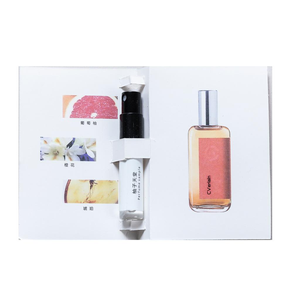 Men's and Women's Perfume Vietnam Card Perfume Lasting Blue Wind Chimes Reverse Encounter Q Version Trial Pack 1ml