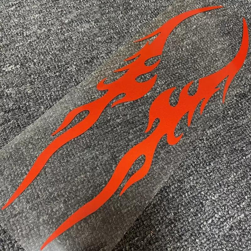 Автомобильные наклейки Модифицированная Огненная Светоотражающая Наклейка Автомобильные Аксессуары для Внешнего Вида Наклейки Мотоциклетный Декор Кузова Автомобильные Принадлежности