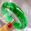 Guizhou Emerald Bracelet, Jade Color, Green Floating Flower, Female Style, Girl's Wangfu Bracelet with Gift Box