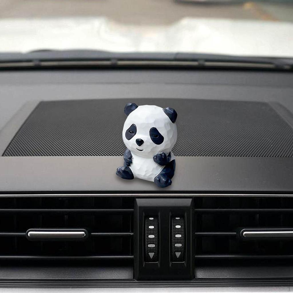 Очаровательная фигурка панды на приборной панели автомобиля для декора дома и офиса