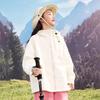 Girls' Lightweight Hooded Outdoor Windbreaker Jacket