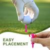 100 шт./набор Гольф-ти для тренировки гольф-драйвера Гольф-ти Тип замка Низкое сопротивление Больше расстояния Постоянная высота Ти