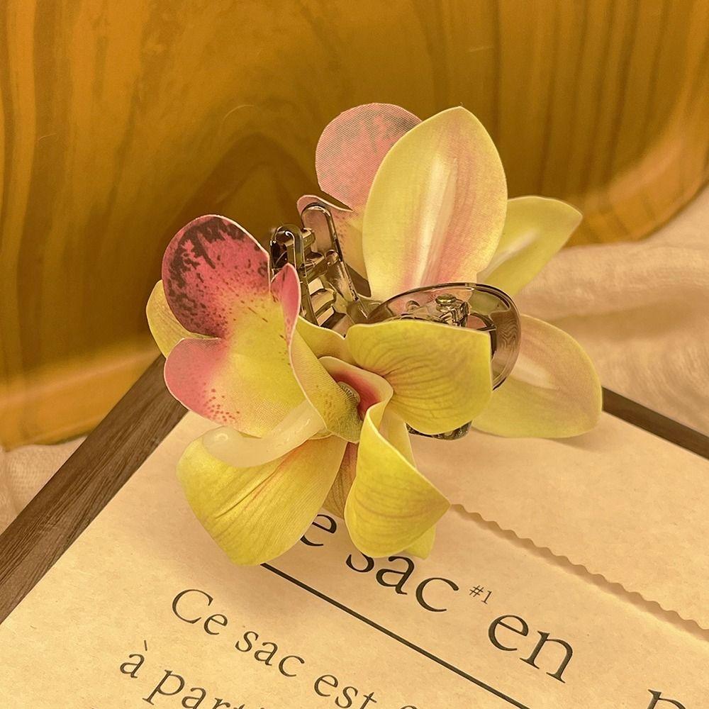 Тканевая Искусственный Цветок Заколка для Волос Отпускной Стиль Богемный Стиль Зажим для Волос Цветок Заколка для Волос Девочки