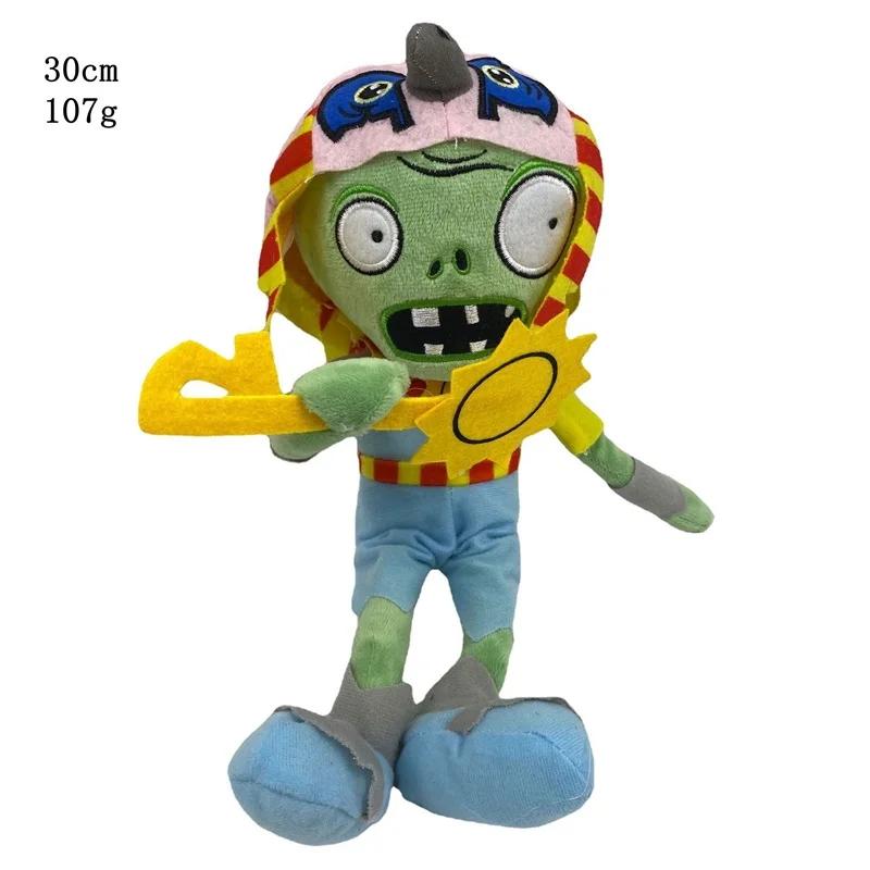 1 шт. 30 см Растения против Зомби Мягкие игрушки PVZ Zombies Gargantuar Hats Пиратские Зомби Мягкие плюшевые игрушки для детей Подарок детям