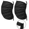 2Pcs Car Kids Sun Shade Shield Socks Rear Side Window Square UV Cover Mesh