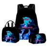 Anime Peripheral Casual Backpack Student Backpack, Back-to-school  Gift, School Bag, Lunch Bag, Pencil Bag Three-piece Set