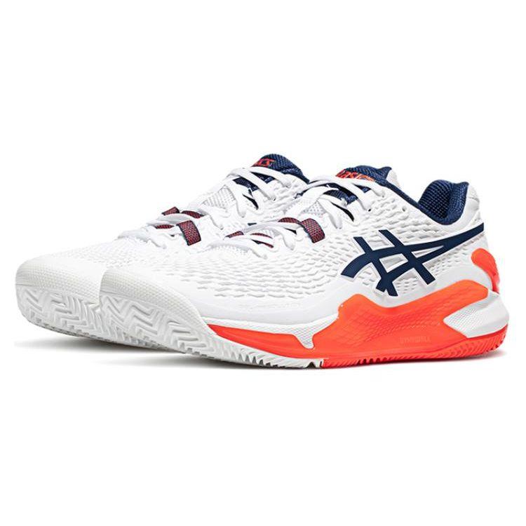 Asics Gel-Resolution 9 Clay White Blue Expanse Men Sneakers 1041A375-102