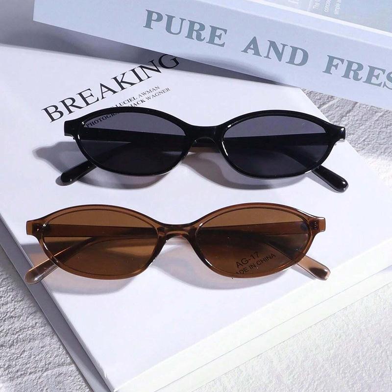 Vintage Small Oval Sunglasses Women New Fashion Elegant Gradient Sun Glasses Ladies Hipster sexy Cat Eye Shades uv400