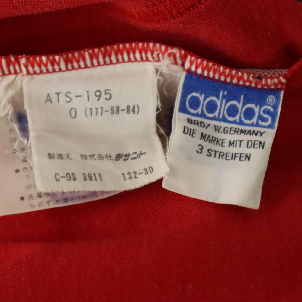 Adidas 70-е Винтаж Западная Германия бирка сделано Descente Длинные трикотажные брюки O Мужские Б/у