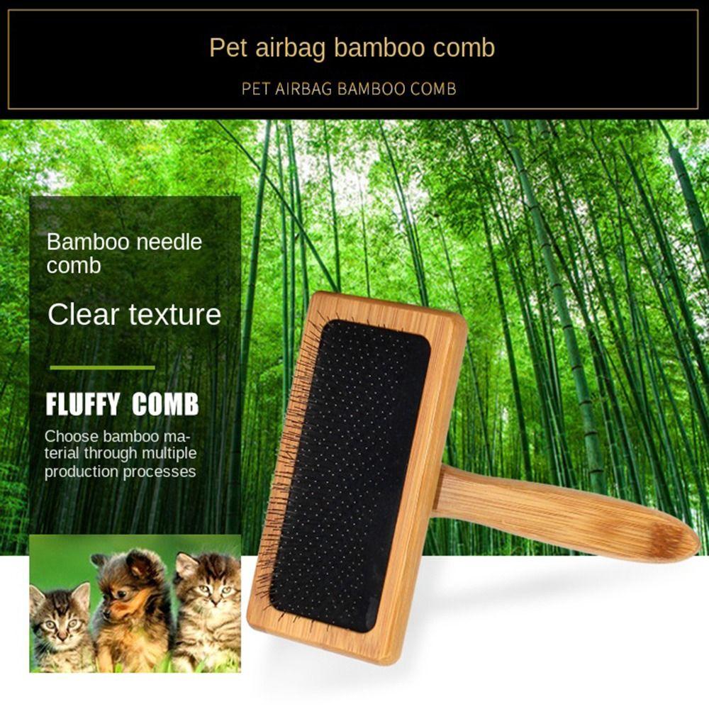 BrushPet Grooming Deshedding Hair Remover Stainless Steel Cleaning Brush Carpet Tassel Brush Pet Supplies Dog Hair Comb