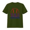 Dad of Rookie 1st Birthday Baseball Theme Matching Party T Shirt Themed the Year Supporter vintage Washed Comfortable Slightly