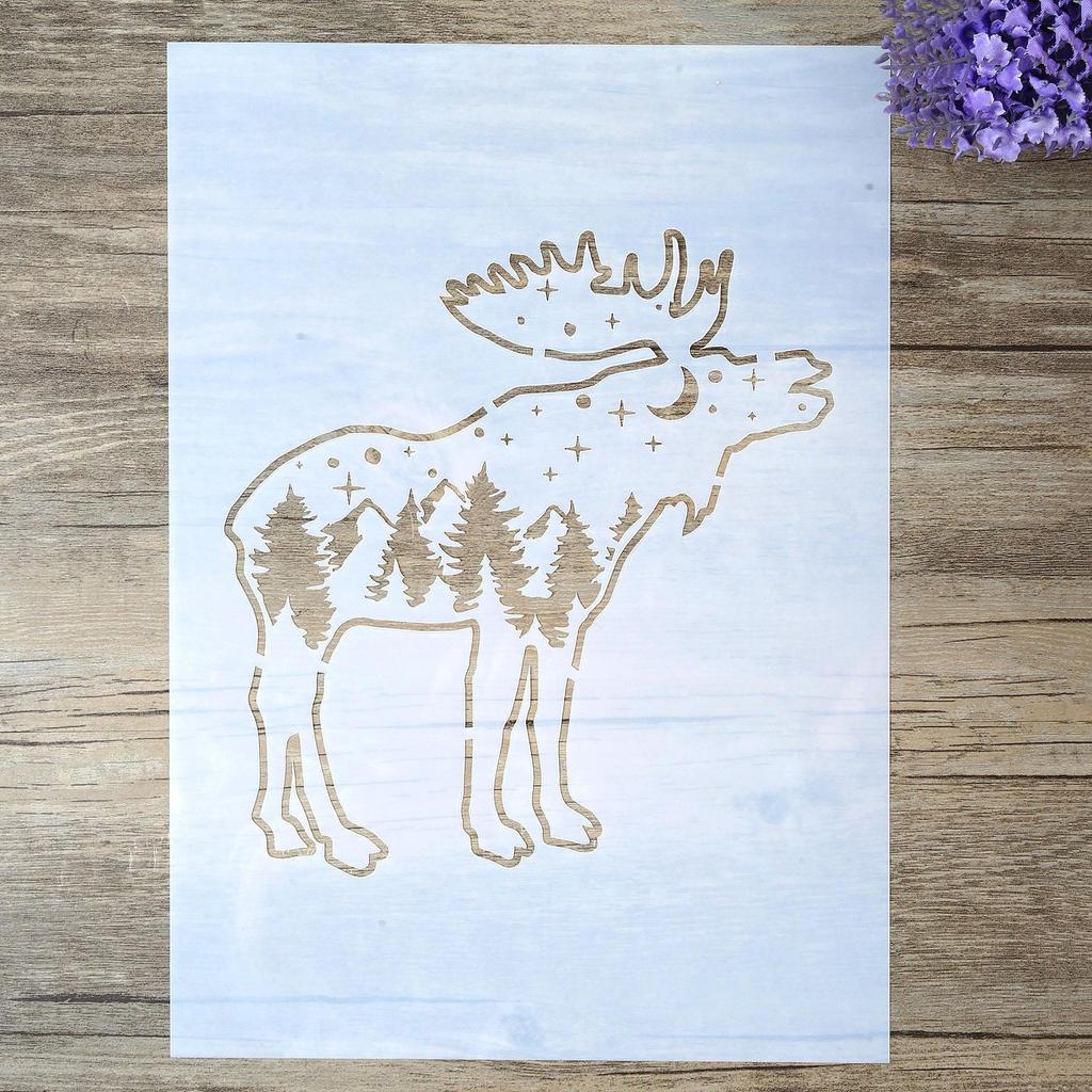 A4 Size Decorative Letter Stencil Template Painting Stencils for DIY Crafts Scrabooking Painting On Wood,Canvas,Floor,Wall and Tile