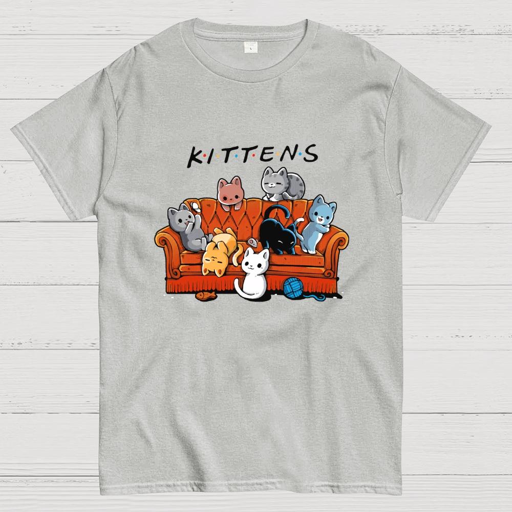 Kittens Cotton Casual Cool Loose T-Shirt