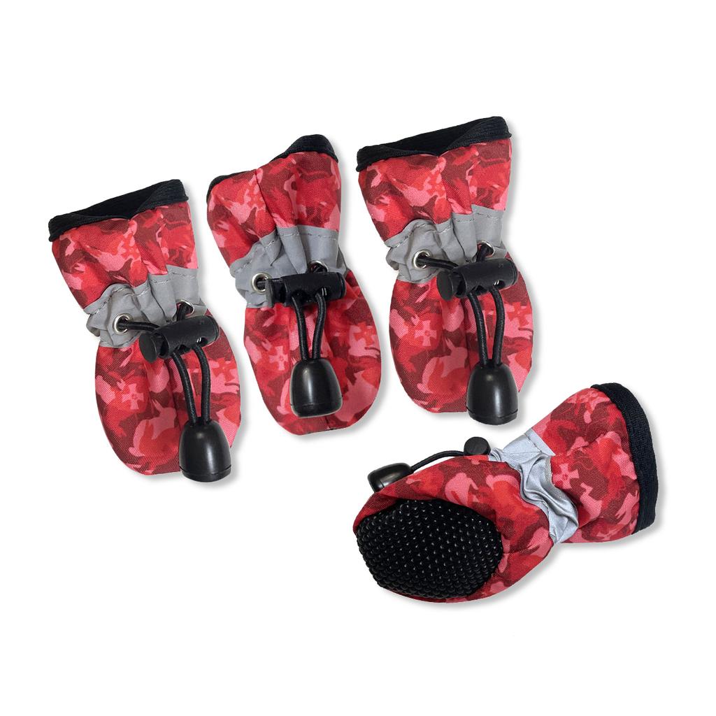 Обувь для собак для крупных собак с принтом, ботинки для средних собак, защита лап, для жаркого летнего тротуара, водостойкая в дождливую погоду, Ou