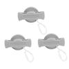 3pcs Inflatable Boat Valve Professional 8 Teeth PVC Leakproof Inflatable Replacement Air Plug for