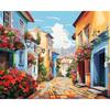 Oil Picture Painting By Numbers Kits Town Landscape Style With DIY Craft Unique DIY Gift Numbers Painting For