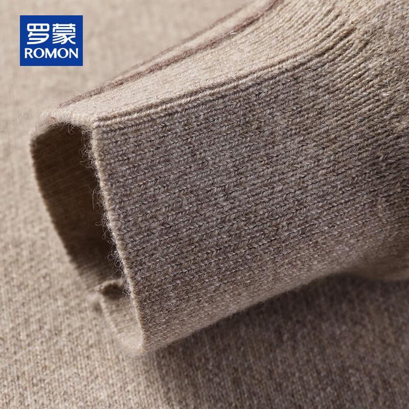 ROMON Мужской пуловер из 100% чистого кашемира с воротником-стойкой