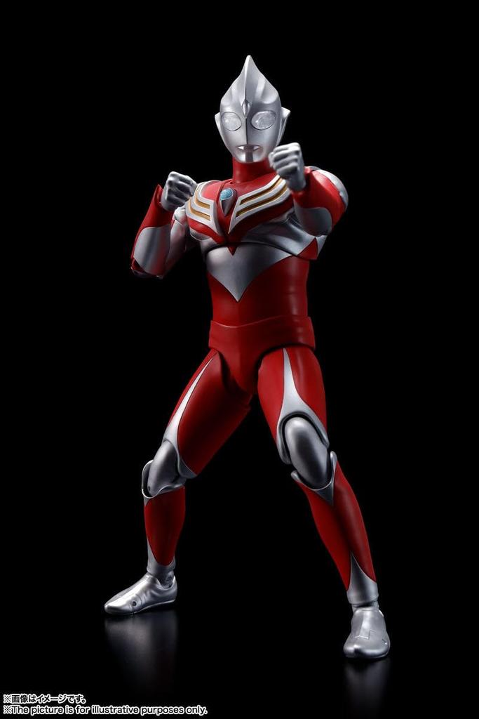 TAMASHII NATIONS Костяная резьба Ультрамен Тига Силовой тип Приблизительно 150 мм АБС ПВХ Окрашенная Подвижная фигурка S.H.Figuarts (Реал Техник) (Переиздание