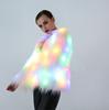 Women's Lamb Wool LED Coat for Christmas and Halloween Parties