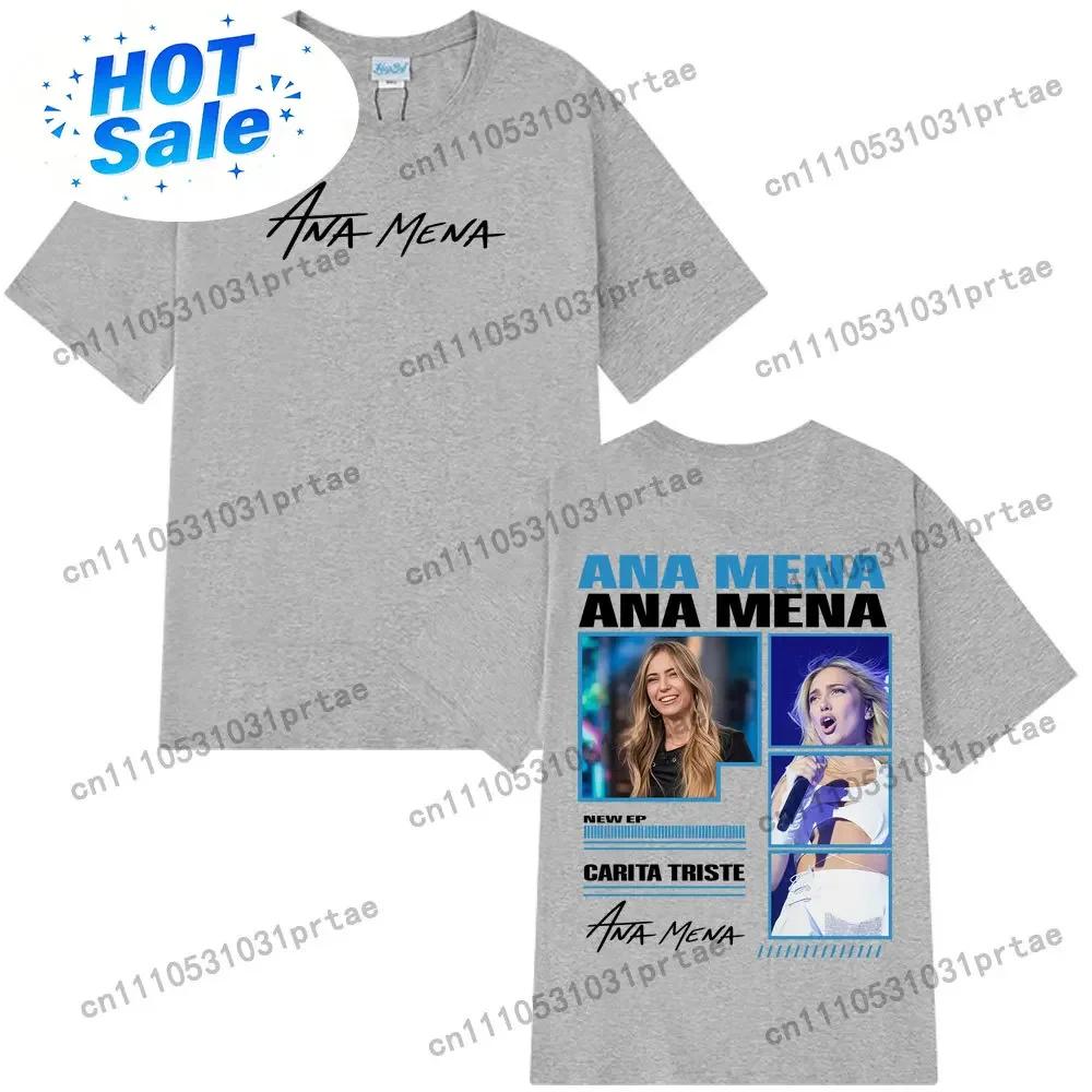Singer Ana Unisexa Tour 2026 New Album T Shirt Unisex Wounisexs Cotton Oversized Tshirts Casual Aesthetic Fashion Tshirt Streetwear Bl
