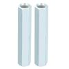 2pcs Precision Threaded Bar Hex Coupling Nuts Continuous Thread Long Rod Nuts Threaded Fasteners Construction Use